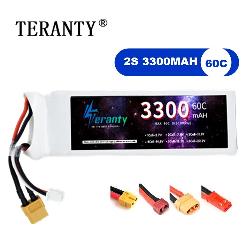 Drone Rc Leading - 2S 7.4 فولت يبو بطارية 3300