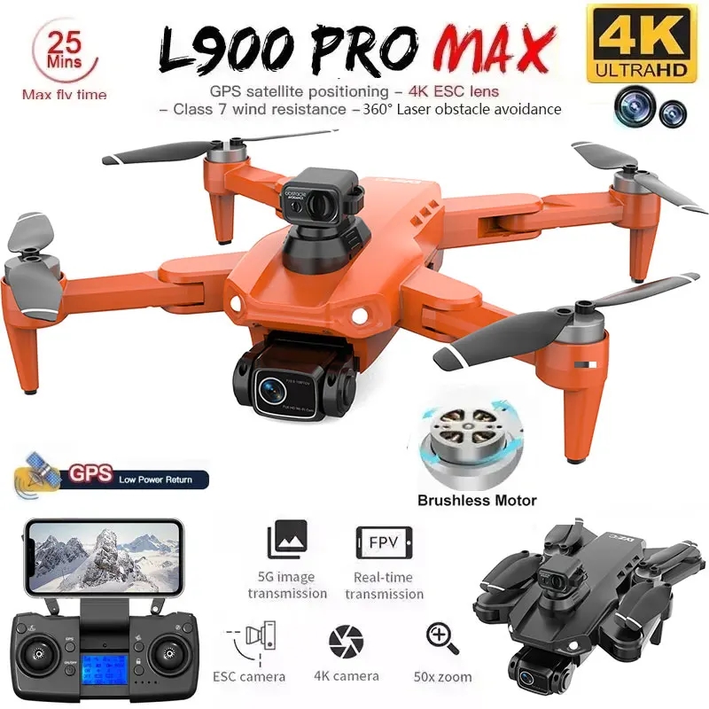 L900 Pro MAX GPS Drone 4K Prof - مراجعة Drone Ae Rc وسعره