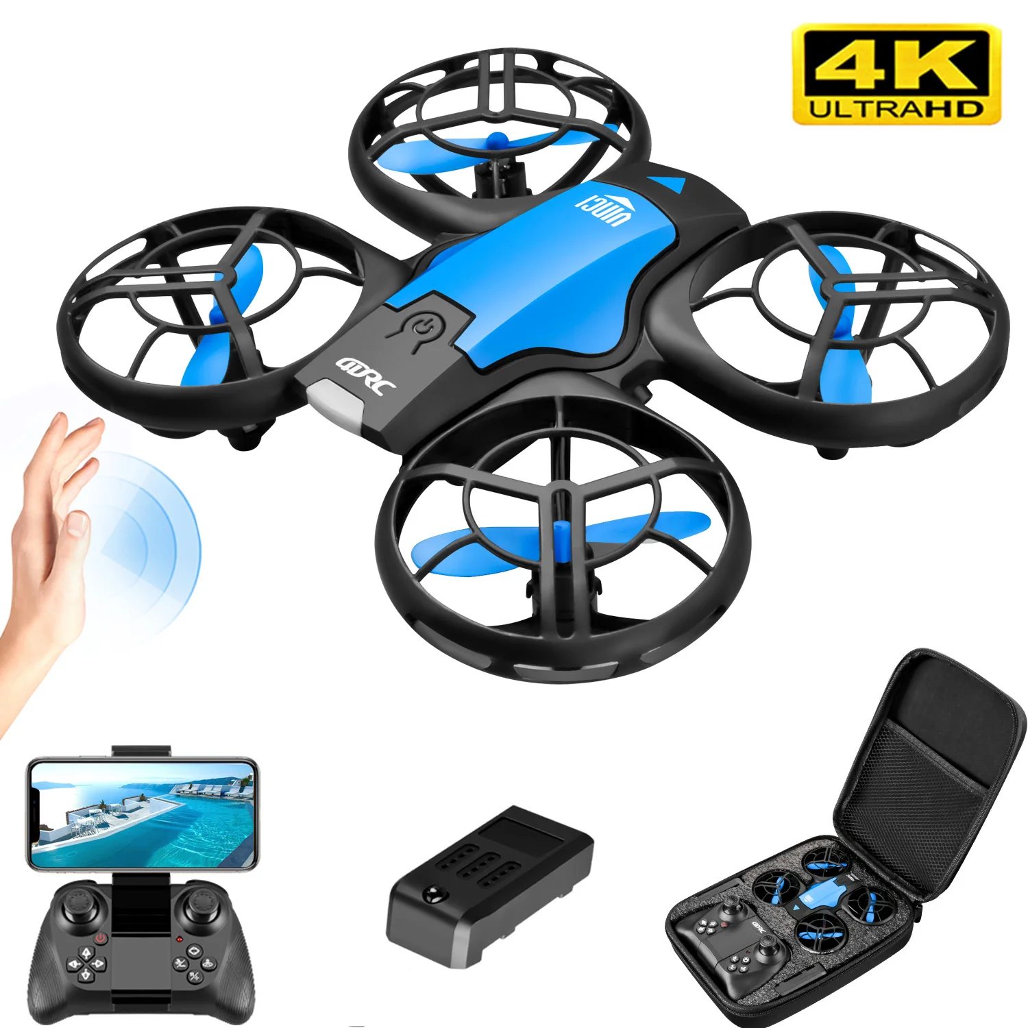 طائرة بدون طيار صغيرة جديدة V8 - مراجعة Drone Ae Rc وسعره