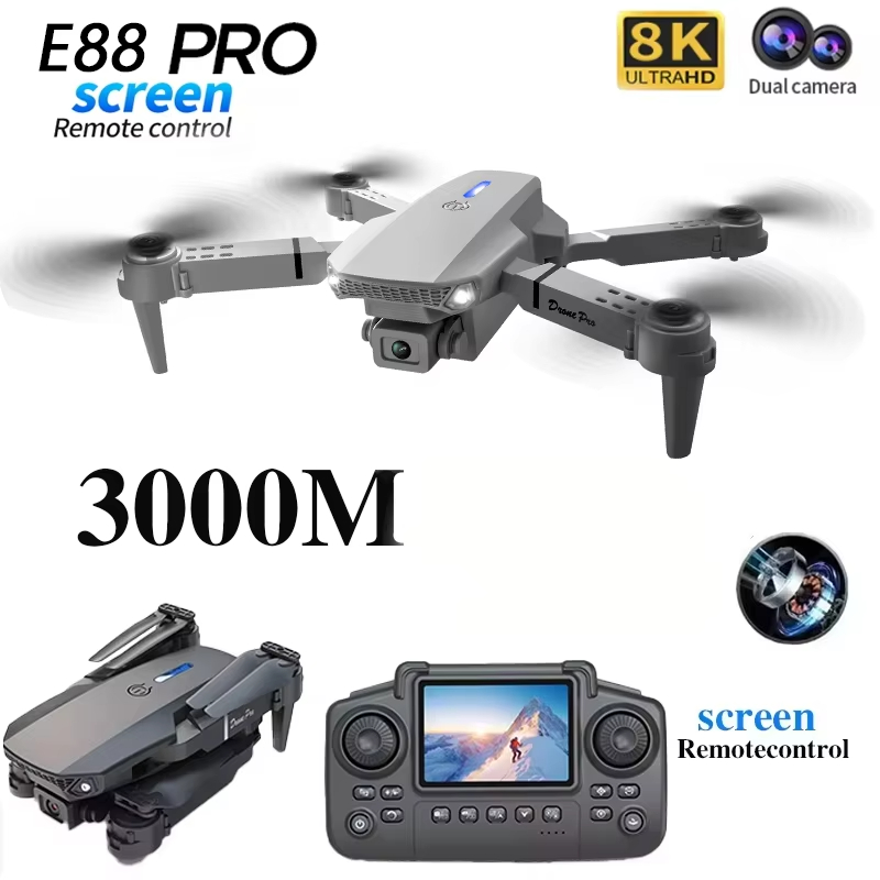 طائرة بدون طيار E88 الجديدة لع - مراجعة Jjrc Drone X12 وسعره