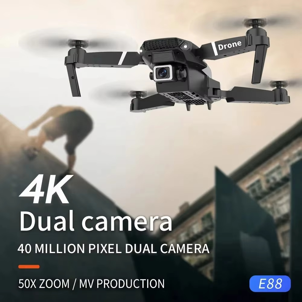 طائرة درون E88 Pro المطورة 202 - مراجعة Drone Ae Rc وسعره
