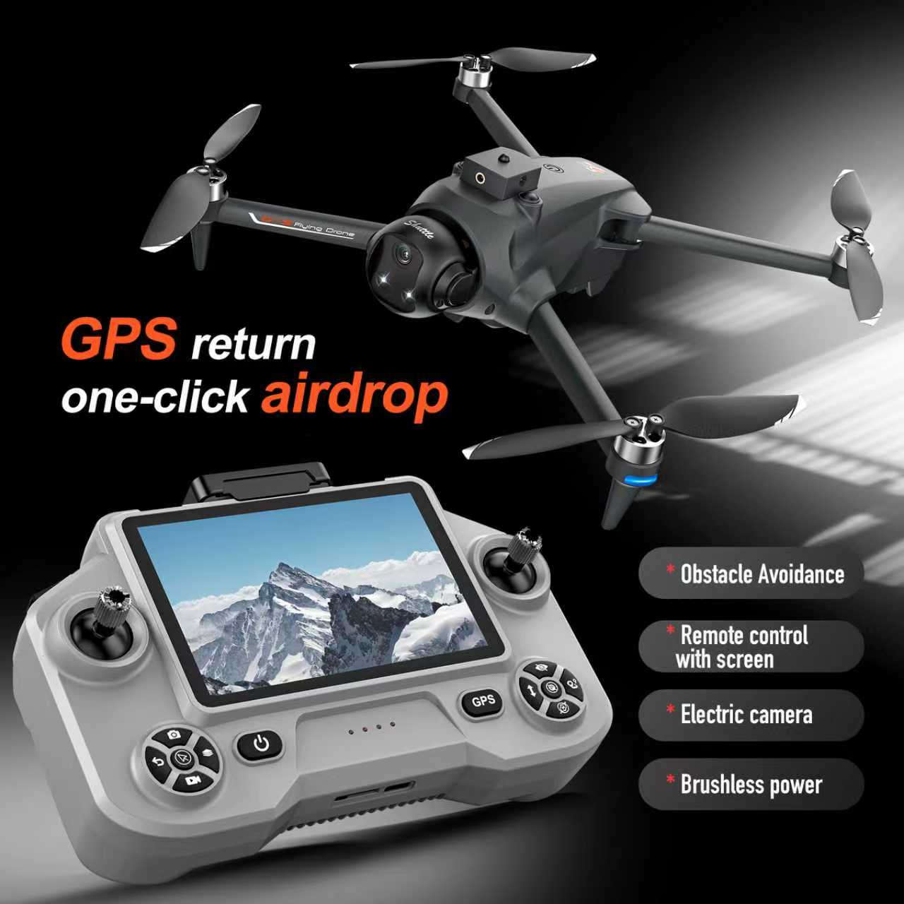 طائرة بدون طيار YL059 FPV GPS  - مراجعة Drone Ae Rc وسعره